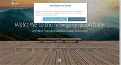 Desktop Screenshot of novumbankgroup.com